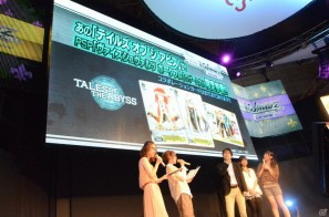 【TGS 2011】「テイルズ オブ ジ アビス」や「ゴッドイーターバースト」、ナムコキャラクターが参戦決定！「ヴァイスシュヴァルツ ポータブル」ステージレポートの画像9