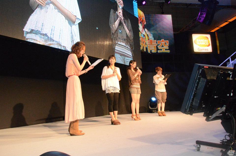 【TGS 2011】「テイルズ オブ ジ アビス」や「ゴッドイーターバースト」、ナムコキャラクターが参戦決定！「ヴァイスシュヴァルツ ポータブル」ステージレポートの画像2