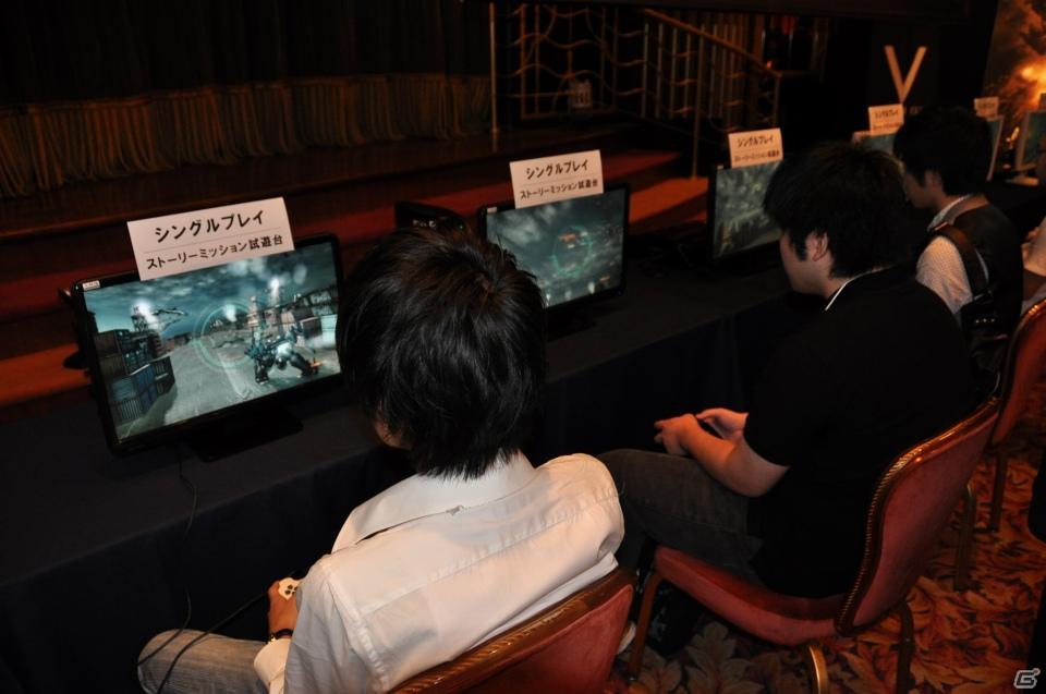 素性が10種類用意された「ダークソウル」新マップ＆新パーツ登場「ARMORED CORE V」をとことん先行体験！生ライブも大迫力「FROMSOFTWARE Game Festa 2011」開催の画像152