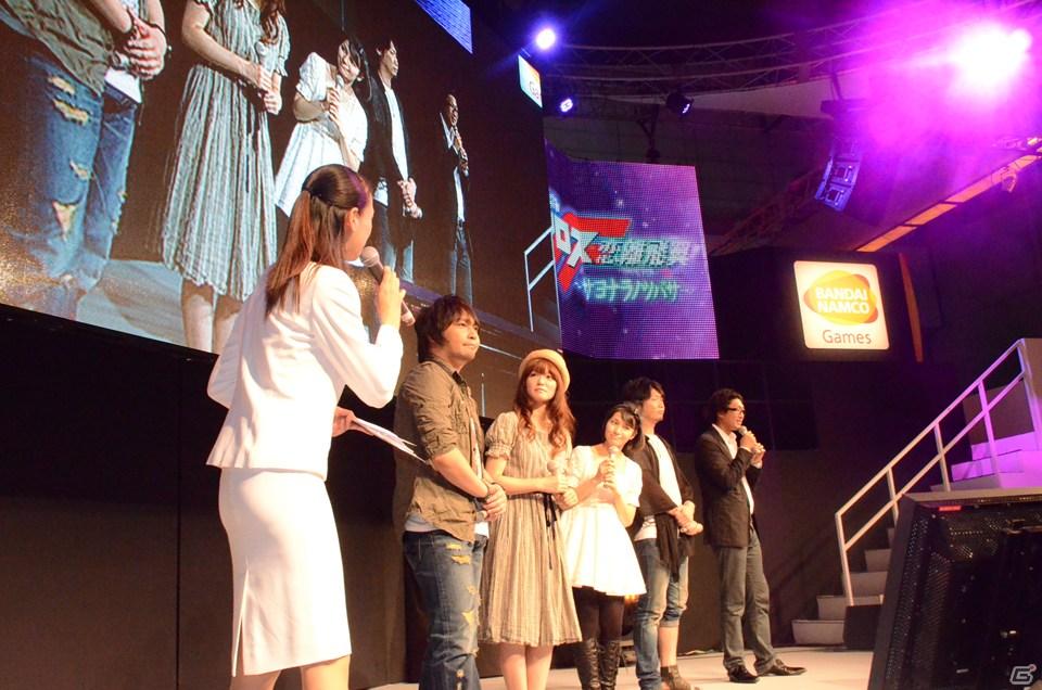 【TGS 2011】中村さん、遠藤さん、中島さん、小西さんが登場！ミニライブも行われた「劇場版マクロスF～サヨナラノツバサ～ Hybrid Pack」ステージレポートの画像4
