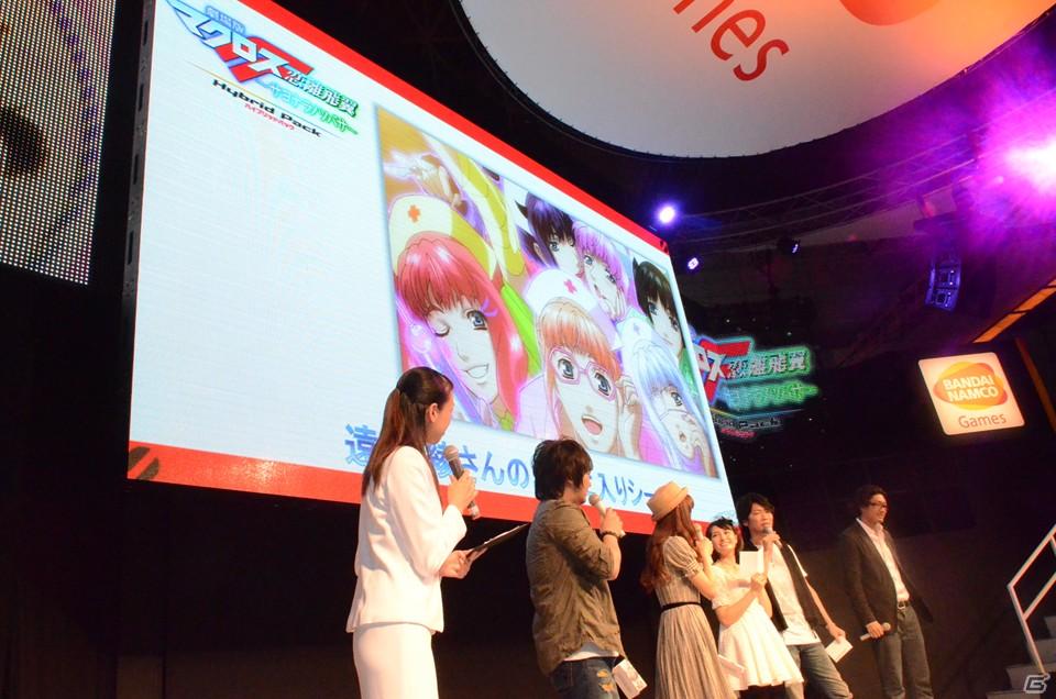 【TGS 2011】中村さん、遠藤さん、中島さん、小西さんが登場！ミニライブも行われた「劇場版マクロスF～サヨナラノツバサ～ Hybrid Pack」ステージレポートの画像9