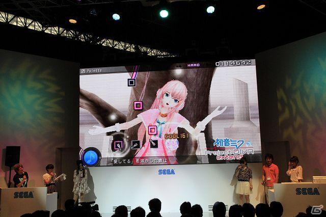 【TGS 2011】ミク、リン、ルカの担当声優揃い踏み！メーカーの垣根を超えた特別ゲストに場内沸騰！「初音ミク -Project DIVA- extend」＆「Project Mirai」ステージレポートの画像13