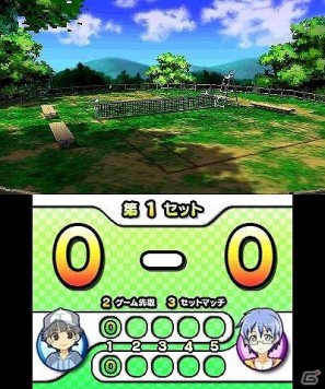 3DS用ダウンロードソフト「おきらくテニス3D」が本日9月28日より配信開始の画像4