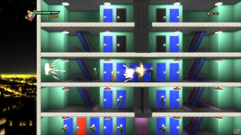 PS3「エレベーターアクション デラックス」追加ステージ＆無料体験版配信開始の画像3