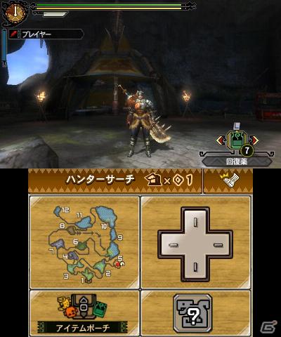 3DS「モンスターハンター3（トライ）G」拠点となる村や港を紹介！3DSならではのタッチスクリーンによる操作方法も明らかにの画像15