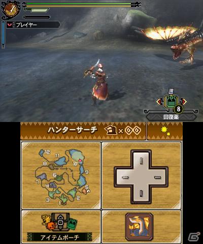 3DS「モンスターハンター3（トライ）G」拠点となる村や港を紹介！3DSならではのタッチスクリーンによる操作方法も明らかにの画像19