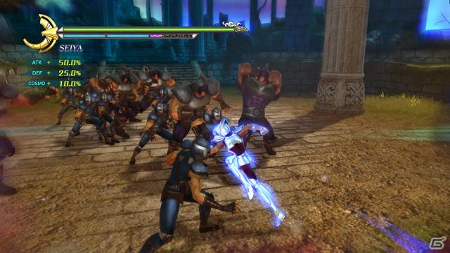 PS3「聖闘士星矢戦記」黄金聖闘士「シャカ」「ミロ」「シュラ」＆「射手座星矢」を紹介！ゲームシステムの最新情報もの画像75