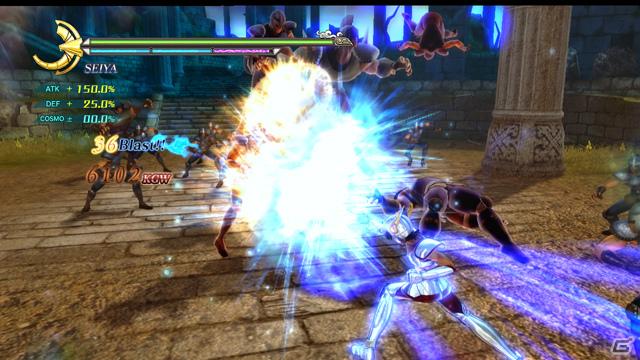PS3「聖闘士星矢戦記」黄金聖闘士「シャカ」「ミロ」「シュラ」＆「射手座星矢」を紹介！ゲームシステムの最新情報もの画像76