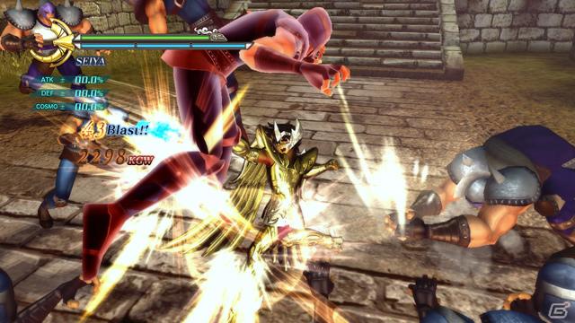 PS3「聖闘士星矢戦記」黄金聖闘士「シャカ」「ミロ」「シュラ」＆「射手座星矢」を紹介！ゲームシステムの最新情報もの画像78