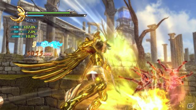 PS3「聖闘士星矢戦記」黄金聖闘士「シャカ」「ミロ」「シュラ」＆「射手座星矢」を紹介！ゲームシステムの最新情報もの画像79