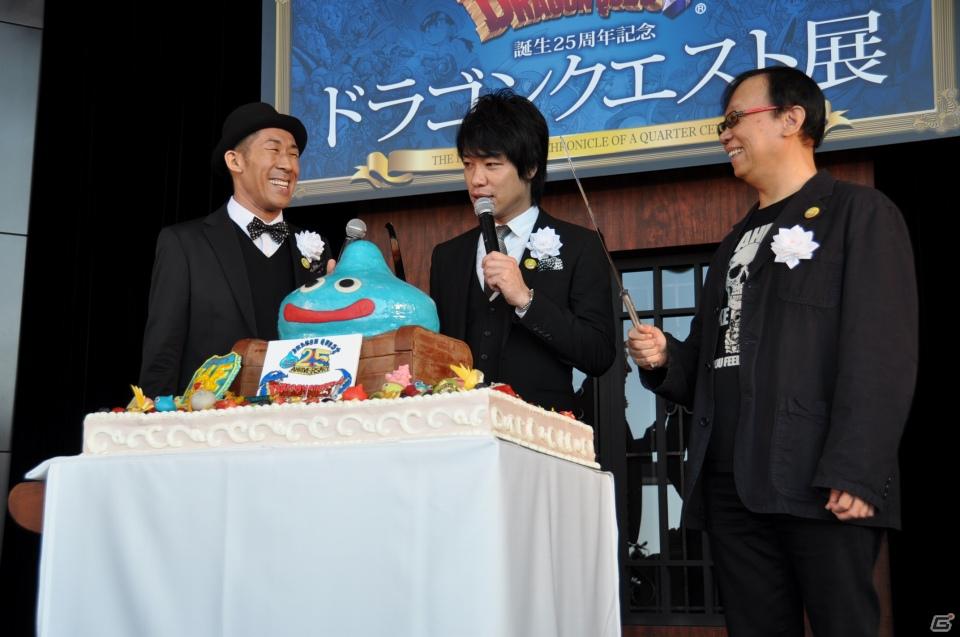 鳥山明氏の原画が約60点展示、サポーターの麒麟と堀井雄二氏が記念ケーキ入刀！「誕生25周年記念 ドラゴンクエスト展」プレス内覧会レポートの画像144