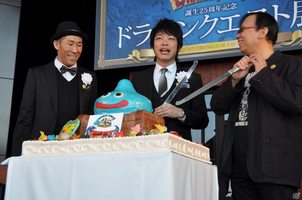 鳥山明氏の原画が約60点展示、サポーターの麒麟と堀井雄二氏が記念ケーキ入刀！「誕生25周年記念 ドラゴンクエスト展」プレス内覧会レポートの画像149