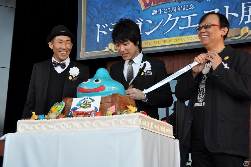 鳥山明氏の原画が約60点展示、サポーターの麒麟と堀井雄二氏が記念ケーキ入刀！「誕生25周年記念 ドラゴンクエスト展」プレス内覧会レポートの画像150