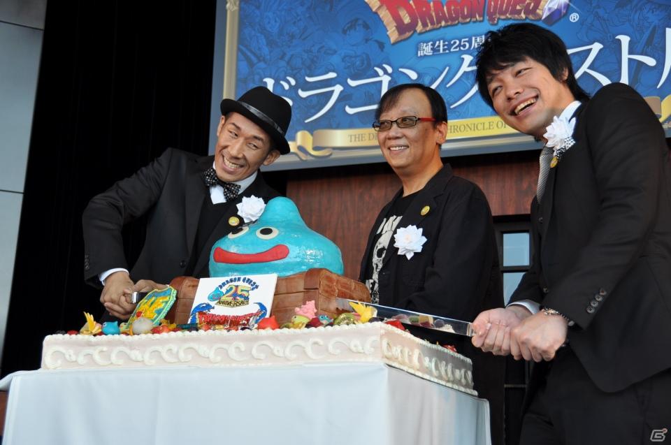 鳥山明氏の原画が約60点展示、サポーターの麒麟と堀井雄二氏が記念ケーキ入刀！「誕生25周年記念 ドラゴンクエスト展」プレス内覧会レポートの画像154