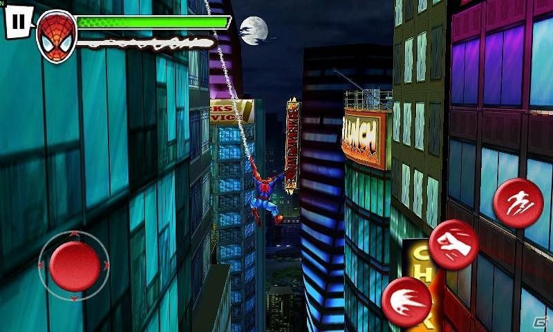 「Spider-Man： Total Mayhem HD」がauのスマートフォン「MIRACH IS11PT」に対応の画像4