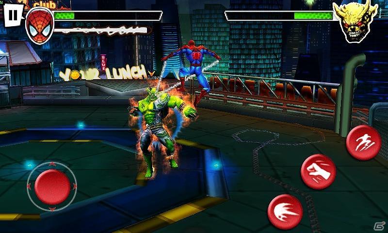 「Spider-Man： Total Mayhem HD」がauのスマートフォン「MIRACH IS11PT」に対応の画像5