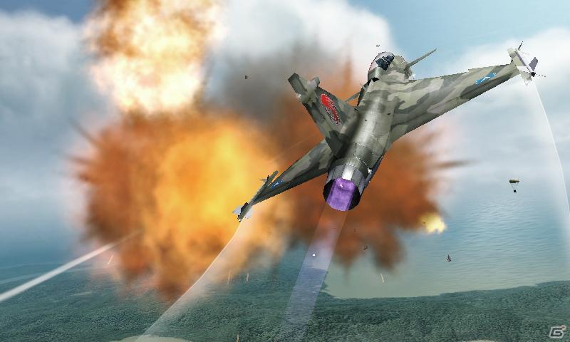 発売日が2012年1月12日に決定した3DS「エースコンバット 3D クロスランブル」の新アクション「ハイGターン」を紹介の画像9