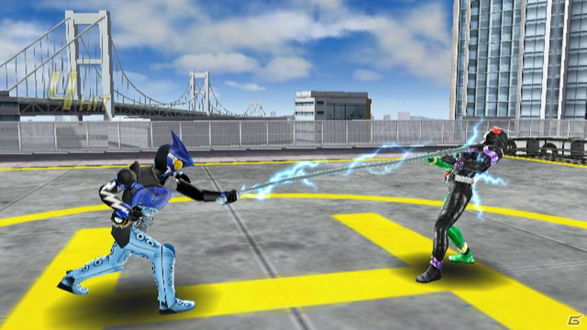 PSP/Wii「仮面ライダー クライマックスヒーローズ フォーゼ」進化した仮面ライダーオーズのコンボチェンジ＆仮面ライダーバースを紹介の画像24