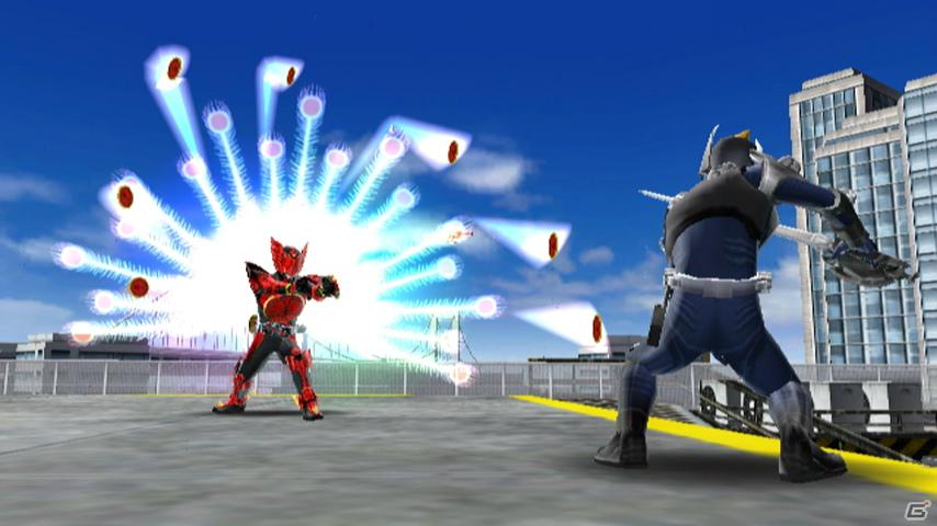 PSP/Wii「仮面ライダー クライマックスヒーローズ フォーゼ」進化した仮面ライダーオーズのコンボチェンジ＆仮面ライダーバースを紹介の画像27