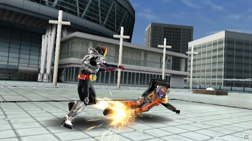 PSP/Wii「仮面ライダー クライマックスヒーローズ フォーゼ」進化した仮面ライダーオーズのコンボチェンジ＆仮面ライダーバースを紹介の画像33