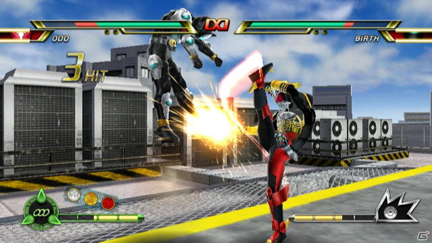 PSP/Wii「仮面ライダー クライマックスヒーローズ フォーゼ」進化した仮面ライダーオーズのコンボチェンジ＆仮面ライダーバースを紹介の画像36
