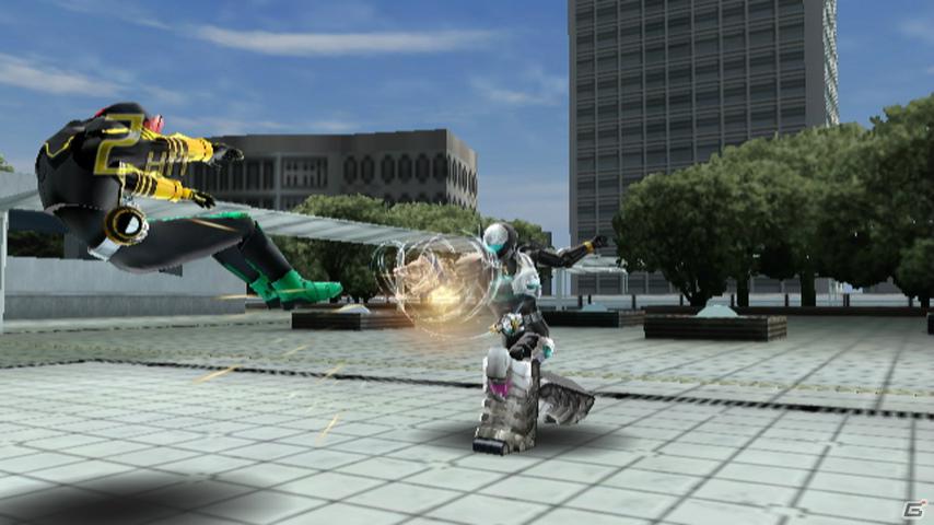 PSP/Wii「仮面ライダー クライマックスヒーローズ フォーゼ」進化した仮面ライダーオーズのコンボチェンジ＆仮面ライダーバースを紹介の画像44