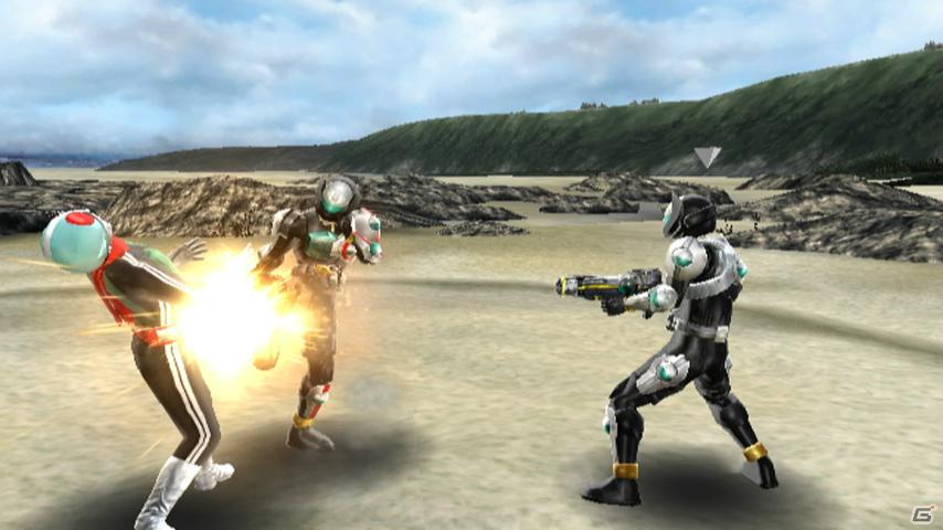 PSP/Wii「仮面ライダー クライマックスヒーローズ フォーゼ」進化した仮面ライダーオーズのコンボチェンジ＆仮面ライダーバースを紹介の画像51
