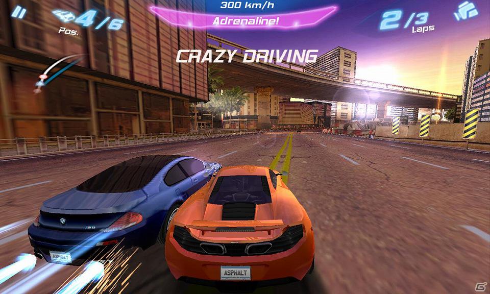 Android「アスファルト6：Adrenaline HD」が「GALAXY S II SC-02C」に対応の画像2