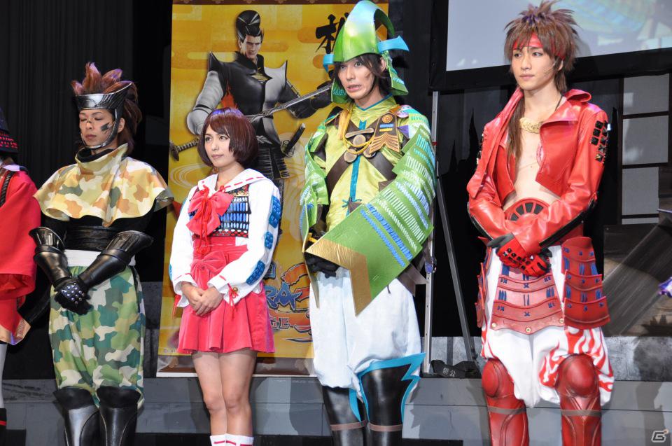 舞台「戦国BASARA3」総勢14名のキャストが登壇、さらに高みを目指した公演へ。タイアップ情報も公開！PS3/Wii「戦国BASARA3 宴」完成披露発表会レポートの画像27
