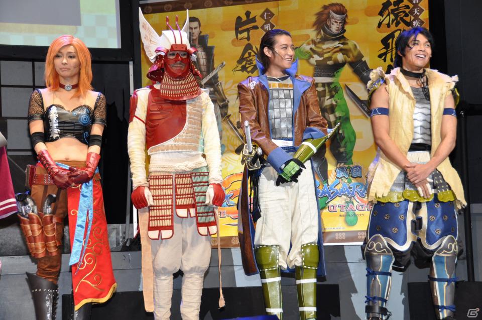 舞台「戦国BASARA3」総勢14名のキャストが登壇、さらに高みを目指した公演へ。タイアップ情報も公開！PS3/Wii「戦国BASARA3 宴」完成披露発表会レポートの画像29