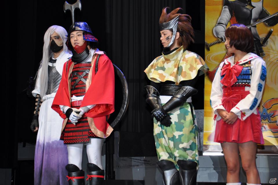 舞台「戦国BASARA3」総勢14名のキャストが登壇、さらに高みを目指した公演へ。タイアップ情報も公開！PS3/Wii「戦国BASARA3 宴」完成披露発表会レポートの画像31