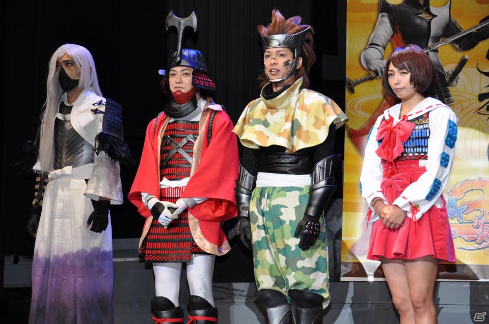 舞台「戦国BASARA3」総勢14名のキャストが登壇、さらに高みを目指した公演へ。タイアップ情報も公開！PS3/Wii「戦国BASARA3 宴」完成披露発表会レポートの画像37