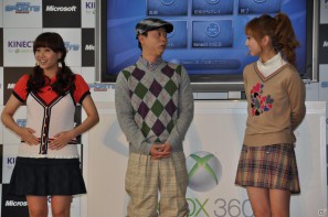 次長課長河本さん、藤本美貴さん、小倉優子さんがゴルフで対決！Xbox 360 Kinect専用「Kinect スポーツ：シーズン 2」発売記念イベントをレポートの画像26