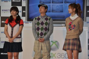 次長課長河本さん、藤本美貴さん、小倉優子さんがゴルフで対決！Xbox 360 Kinect専用「Kinect スポーツ：シーズン 2」発売記念イベントをレポートの画像28