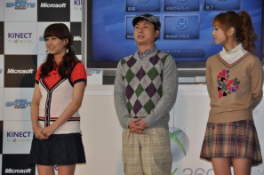 次長課長河本さん、藤本美貴さん、小倉優子さんがゴルフで対決！Xbox 360 Kinect専用「Kinect スポーツ：シーズン 2」発売記念イベントをレポートの画像32