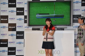 次長課長河本さん、藤本美貴さん、小倉優子さんがゴルフで対決！Xbox 360 Kinect専用「Kinect スポーツ：シーズン 2」発売記念イベントをレポートの画像51