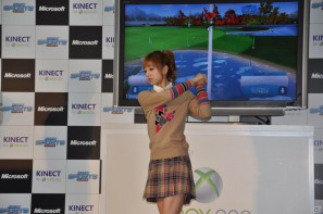 次長課長河本さん、藤本美貴さん、小倉優子さんがゴルフで対決！Xbox 360 Kinect専用「Kinect スポーツ：シーズン 2」発売記念イベントをレポートの画像63