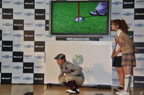 次長課長河本さん、藤本美貴さん、小倉優子さんがゴルフで対決！Xbox 360 Kinect専用「Kinect スポーツ：シーズン 2」発売記念イベントをレポートの画像65
