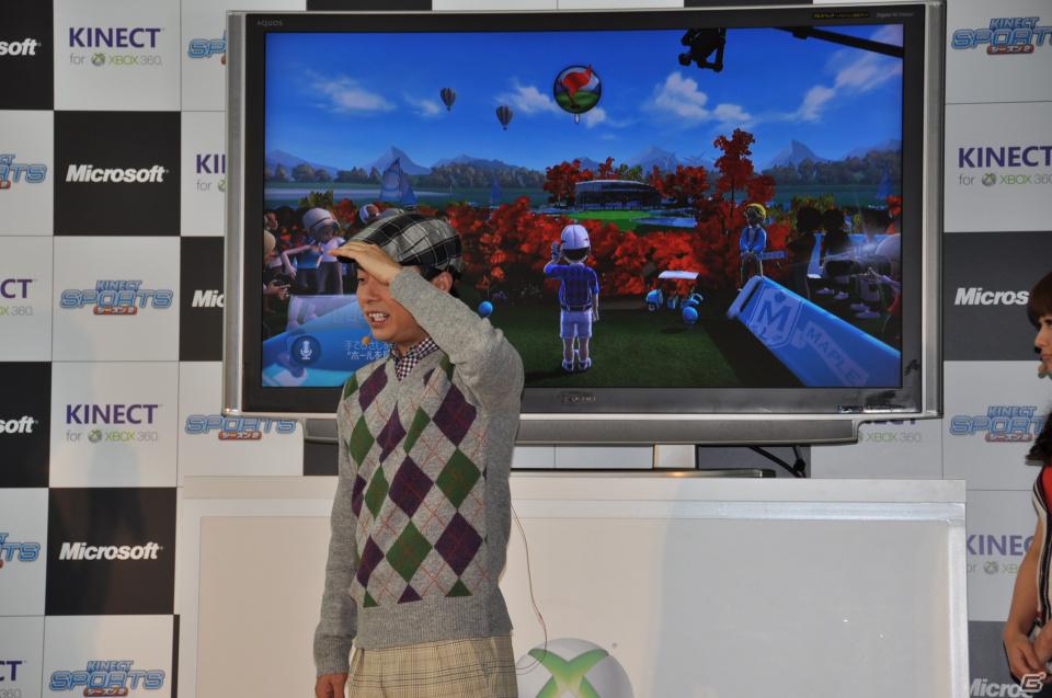 次長課長河本さん、藤本美貴さん、小倉優子さんがゴルフで対決！Xbox 360 Kinect専用「Kinect スポーツ：シーズン 2」発売記念イベントをレポートの画像41