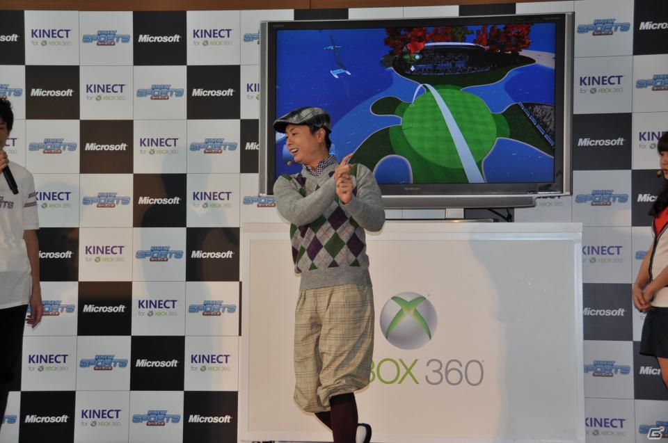 次長課長河本さん、藤本美貴さん、小倉優子さんがゴルフで対決！Xbox 360 Kinect専用「Kinect スポーツ：シーズン 2」発売記念イベントをレポートの画像42