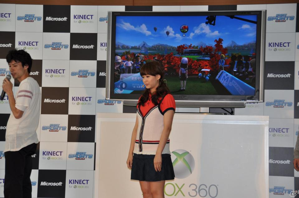 次長課長河本さん、藤本美貴さん、小倉優子さんがゴルフで対決！Xbox 360 Kinect専用「Kinect スポーツ：シーズン 2」発売記念イベントをレポートの画像46