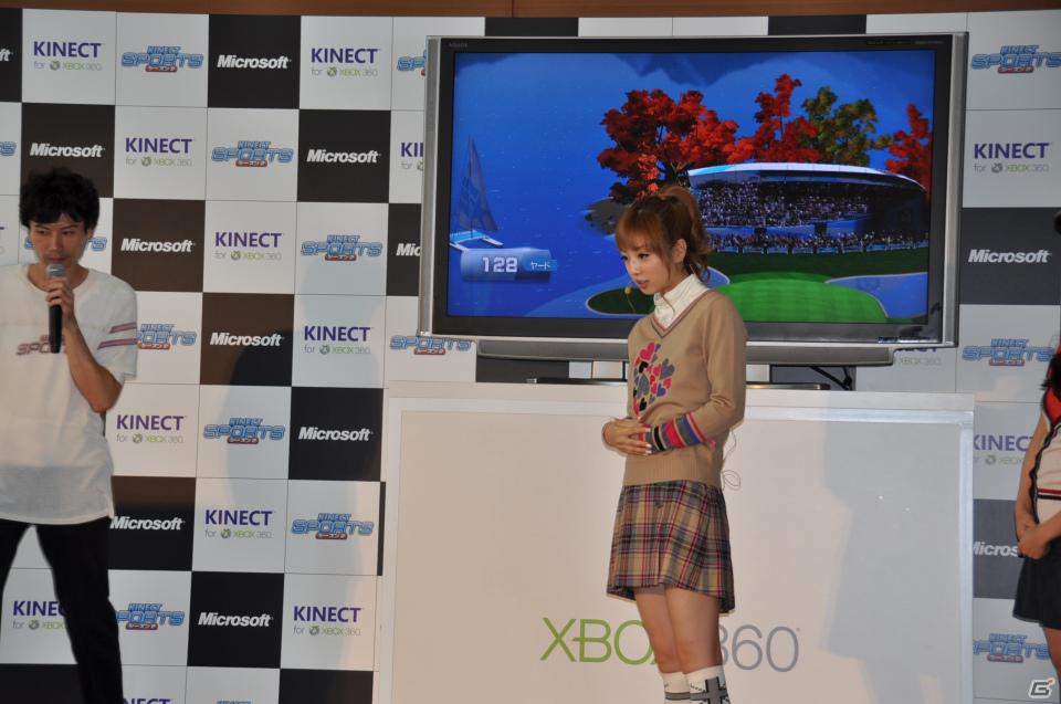 次長課長河本さん、藤本美貴さん、小倉優子さんがゴルフで対決！Xbox 360 Kinect専用「Kinect スポーツ：シーズン 2」発売記念イベントをレポートの画像60