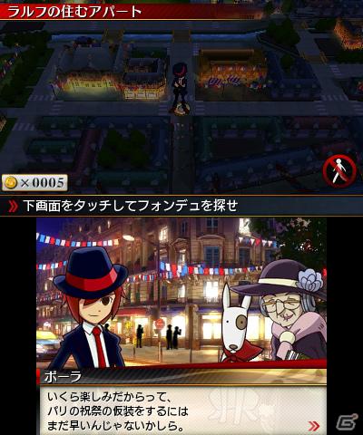 3DS「リズム怪盗R 皇帝ナポレオンの遺産」発売日が2012年1月19日に決定！舞台や序盤のストーリーなどゲームの最新情報もの画像53
