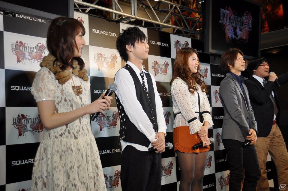 神谷浩史さん、白石涼子さん、梶裕貴さん、花澤香菜さん、南海キャンディーズが朝早くからお祝いに！PSP「ファイナルファンタジー 零式」発売カウントダウンイベント開催の画像28