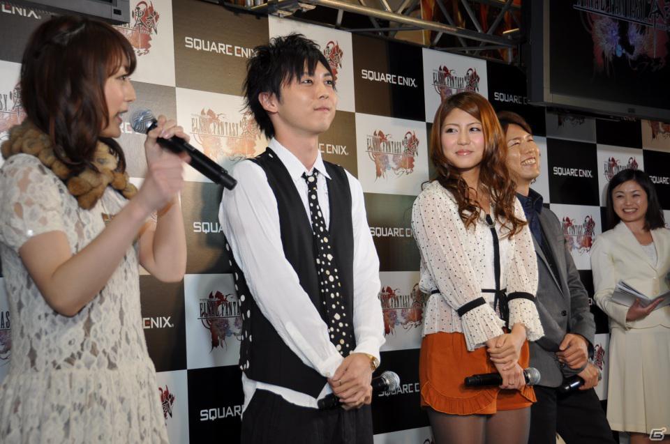 神谷浩史さん、白石涼子さん、梶裕貴さん、花澤香菜さん、南海キャンディーズが朝早くからお祝いに！PSP「ファイナルファンタジー 零式」発売カウントダウンイベント開催の画像41