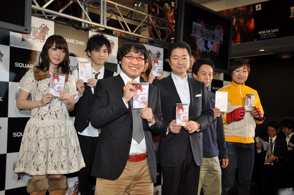 神谷浩史さん、白石涼子さん、梶裕貴さん、花澤香菜さん、南海キャンディーズが朝早くからお祝いに！PSP「ファイナルファンタジー 零式」発売カウントダウンイベント開催の画像81