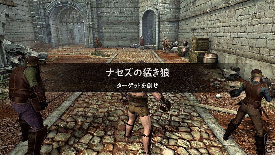PS3「グラディエーターバーサス」発売日が2011年11月23日に決定！ダウンロード版の配信も！ターゲットを撃破せよ！ミッション「ナセズの猛き狼」公開の画像2