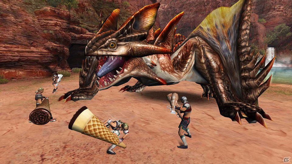 Xbox 360/PC「モンスターハンター フロンティア オンライン」グリコの対象商品を購入して、特典武器を手に入れよう！「ジャイアントコーン型ハンマー」が生産可能に！の画像1