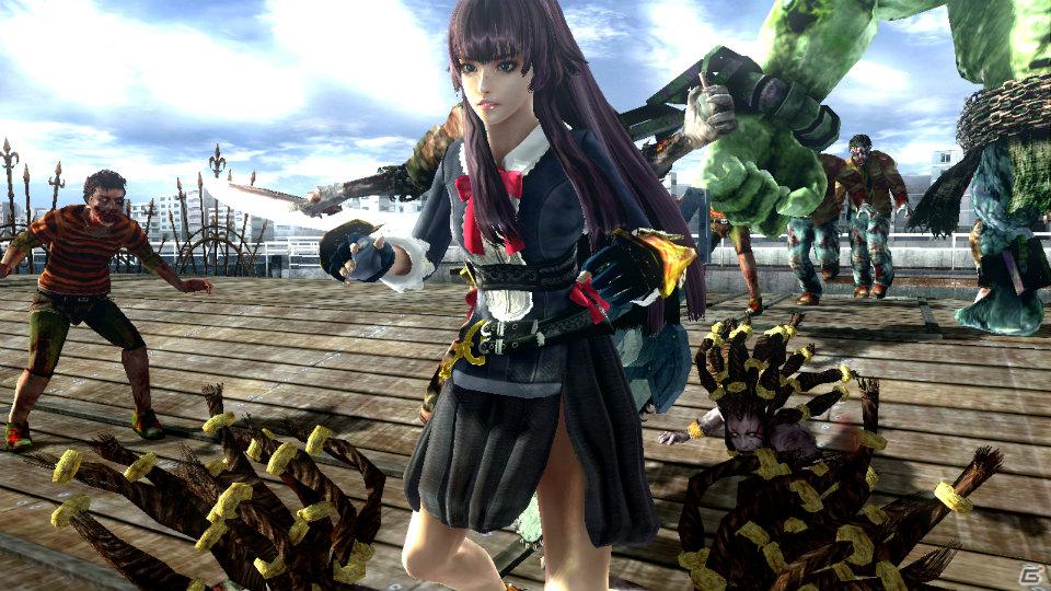 Xbox 360「お姉チャンバラZ ～カグラ～」新主人公「神楽」「沙亜也」のド派手なアクションを紹介の画像20
