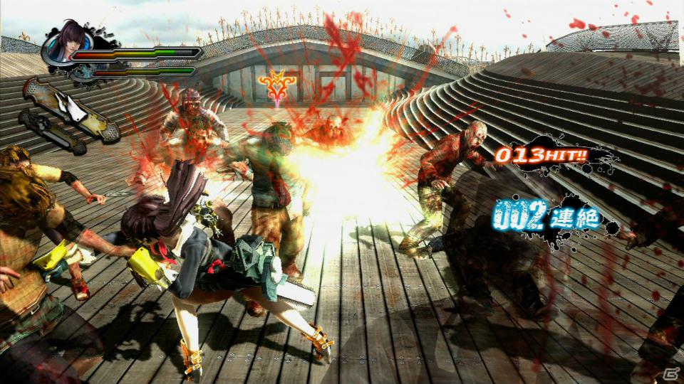 Xbox 360「お姉チャンバラZ ～カグラ～」新主人公「神楽」「沙亜也」のド派手なアクションを紹介の画像21